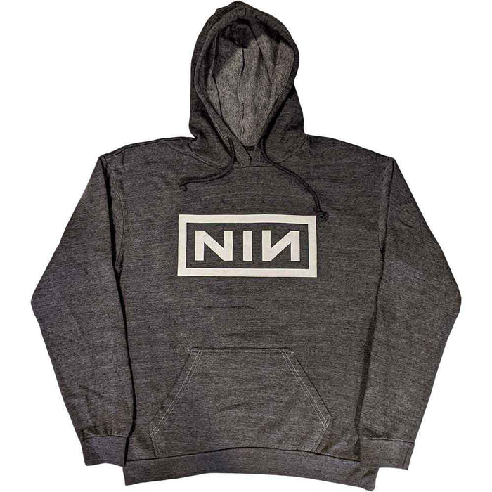 Nine Inch Nails Classic Logo Grey Large Unisex Hoodie