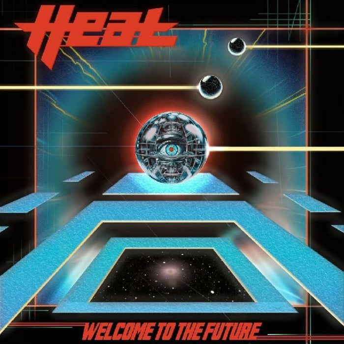 H.E.A.T Welcome To The Future Vinyl LP Transparent Neon Orange Colour 2025