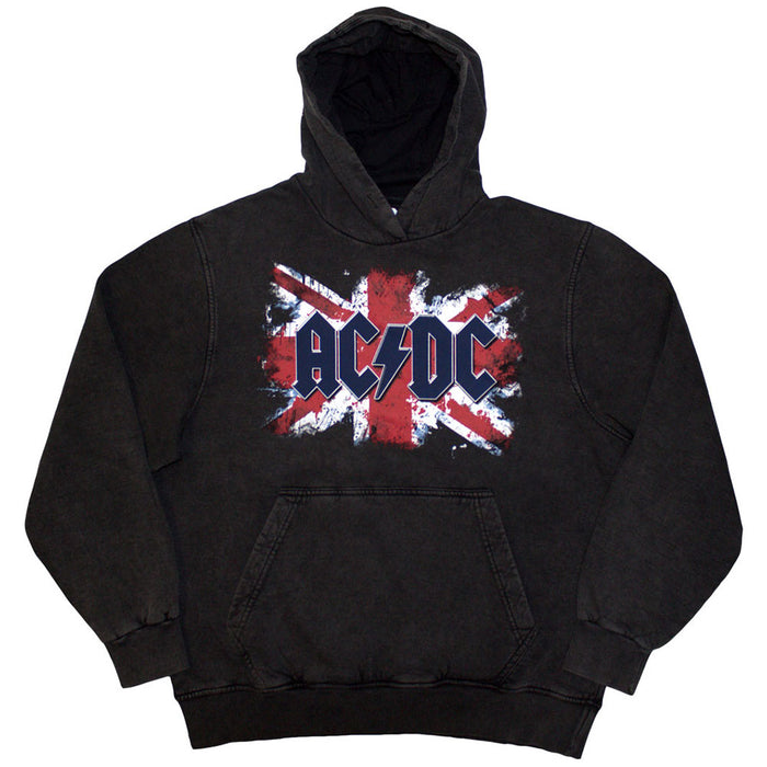 AC/DC Flag Charcoal Grey Large Hoodie