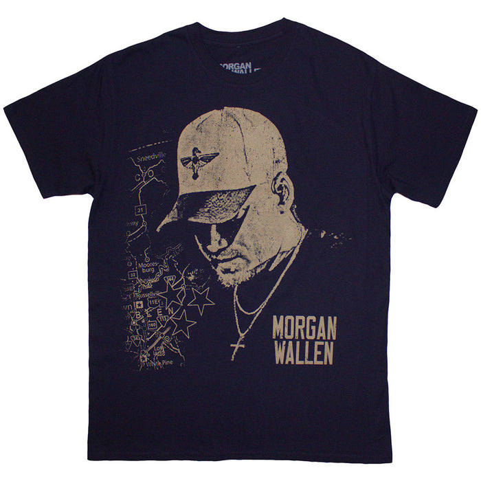 Morgan Wallen Cap Navy Blue XX-Large T-Shirt