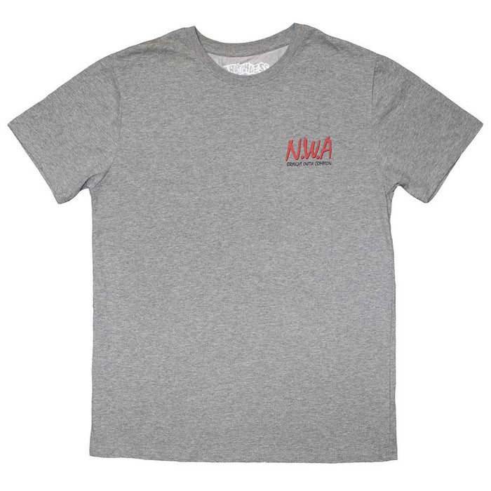 N.W.A Mini Logo Grey XX-Large T-Shirt