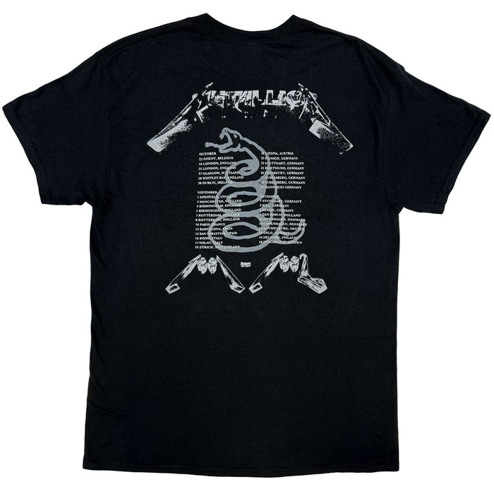 Metallica 4 Faces Black X-Large T-Shirt