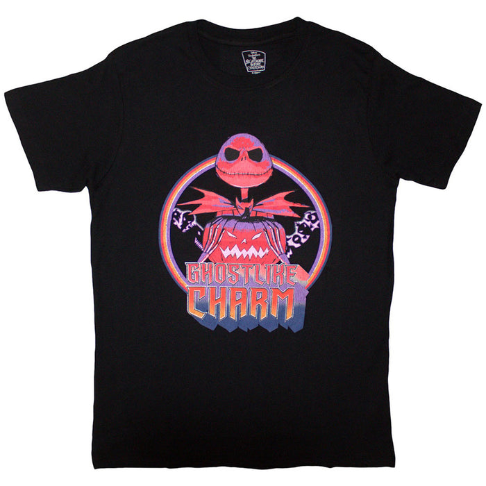 The Nightmare Before Christmas Ghostlike Charm Black Large T-Shirt