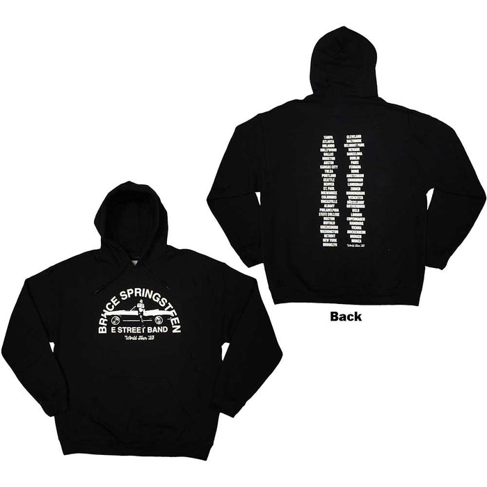 Bruce Springsteen Tour '23 Leaning Car Medium Hoodie