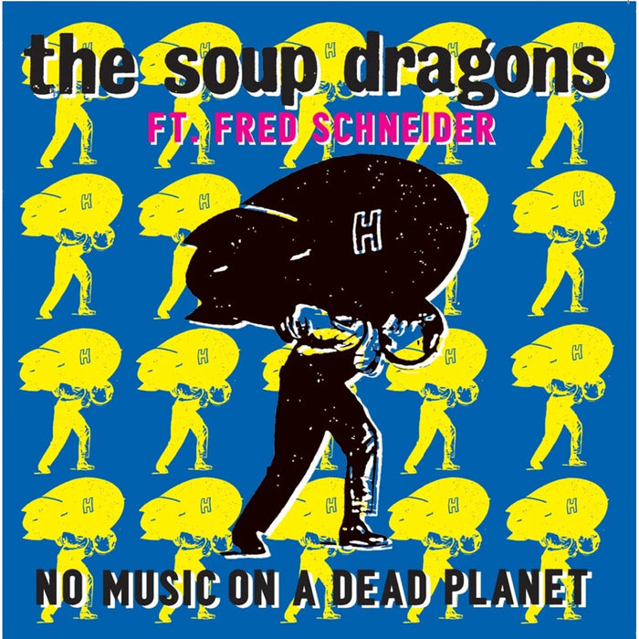 The Soup Dragons No Music On A Dead Planet 7" Vinyl Single Yellow Colour 2023