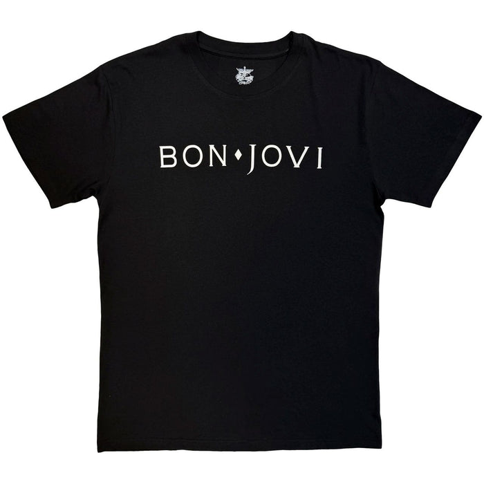 Bon Jovi Logo Black Small T-Shirt