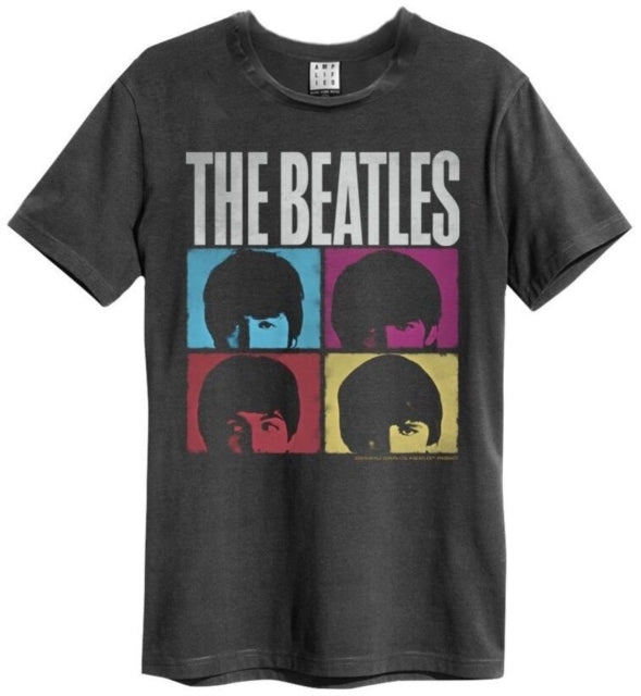 The Beatles Hard Days Night Amplified Charcoal X-Large Unisex T-Shirt