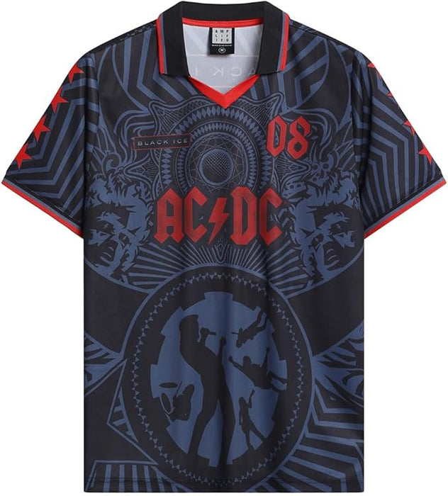 AC/DC Back In Black Football Jersey Medium T-Shirt