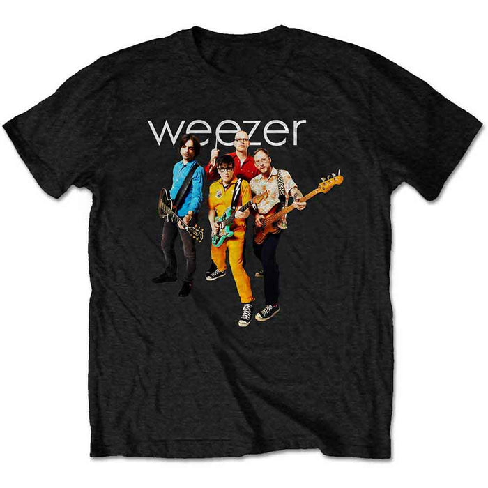 Weezer Band Photo Black Medium T-Shirt