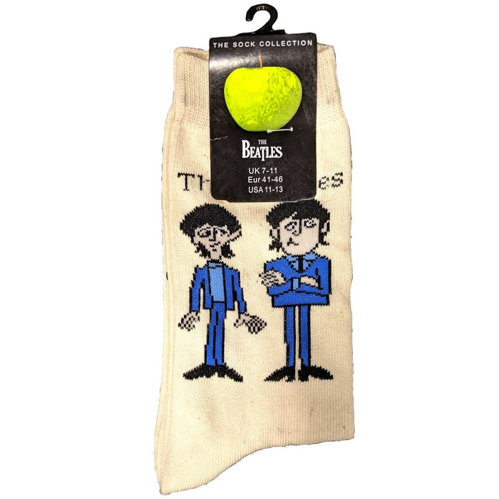 The Beatles Unisex Ankle Socks: Cartoon Standing (Uk Size 7 - 11)