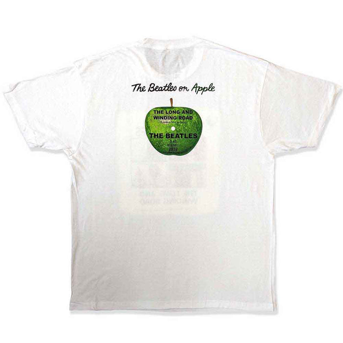 The Beatles Vintage Long & Winding Road White X-Large T-Shirt