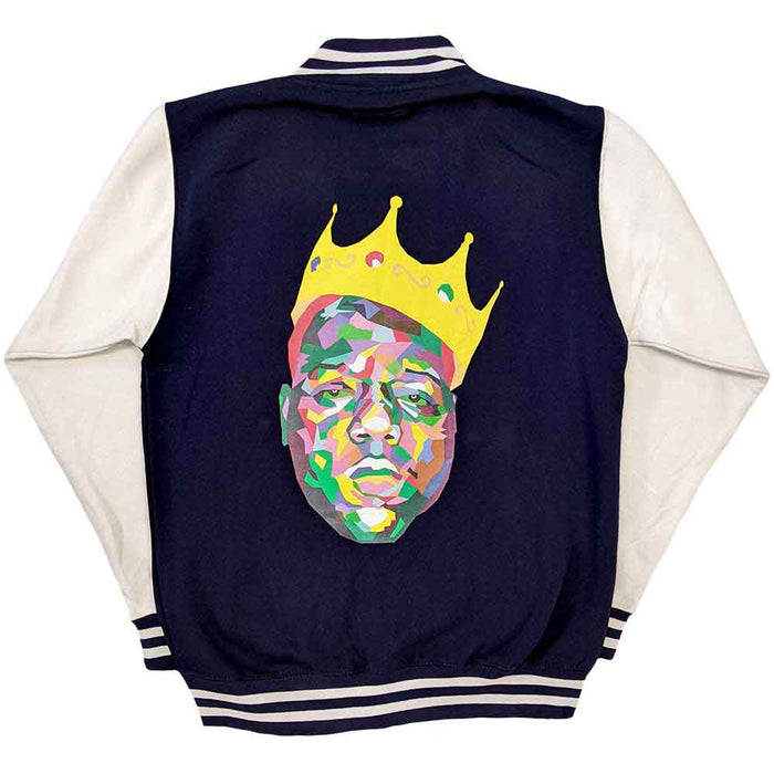 Biggie Smalls Notorious B.I.G. Crown Large Varsity Jacket