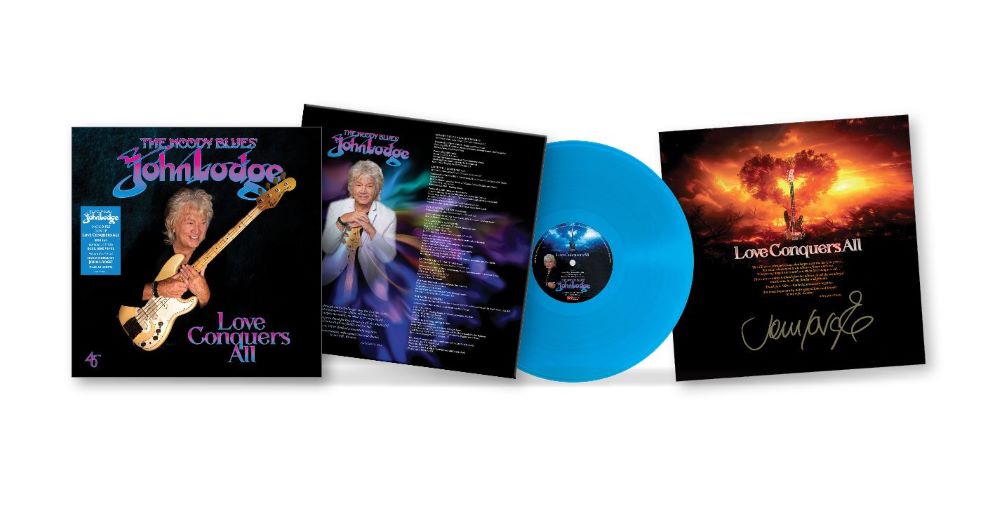 John Lodge Love Conquers All Vinyl LP Blue Colour 2025