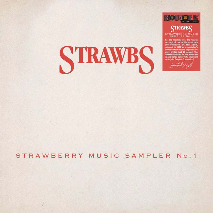 Strawbs Strawberry Music Sampler No.1 Vinyl LP RSD 2026