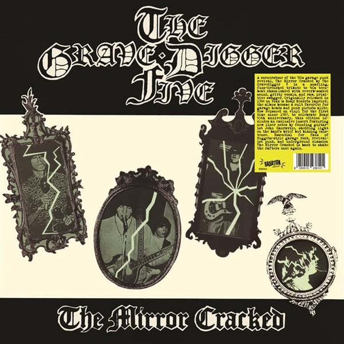 Gravedigger V The Mirror Cracked Vinyl LP  White Colour 2025