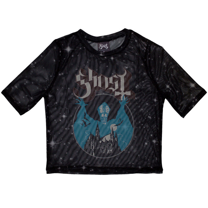 Ghost Opus Black X-Small Mesh Crop Top