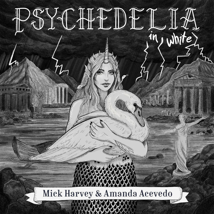 Mick Harvey & Amanda Acevedo Psychedelia in White Vinyl LP White Colour Due Out 04/09/26