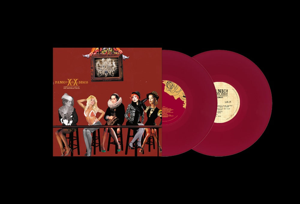 Panic! At The Disco A Future You Can't Sweat Out (20th Anniversary Deluxe) Vinyl LP Translucent Ruby Red Colour Due Out 23/01/26