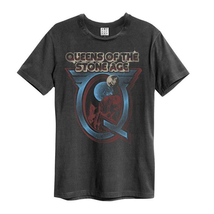 Queens Of The Stone Age Outer Space Charcoal Grey Medium T-Shirt