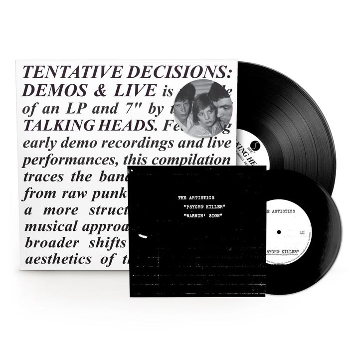 Talking Heads Tentative Decisions: Demos & Live Vinyl LP & 7" Due Out 13/03/26