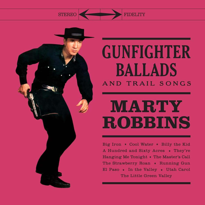 Marty Robbins Gunfighter Ballads And Trail Songs Vinyl LP Clear Vinyl Due Out 24/01/25