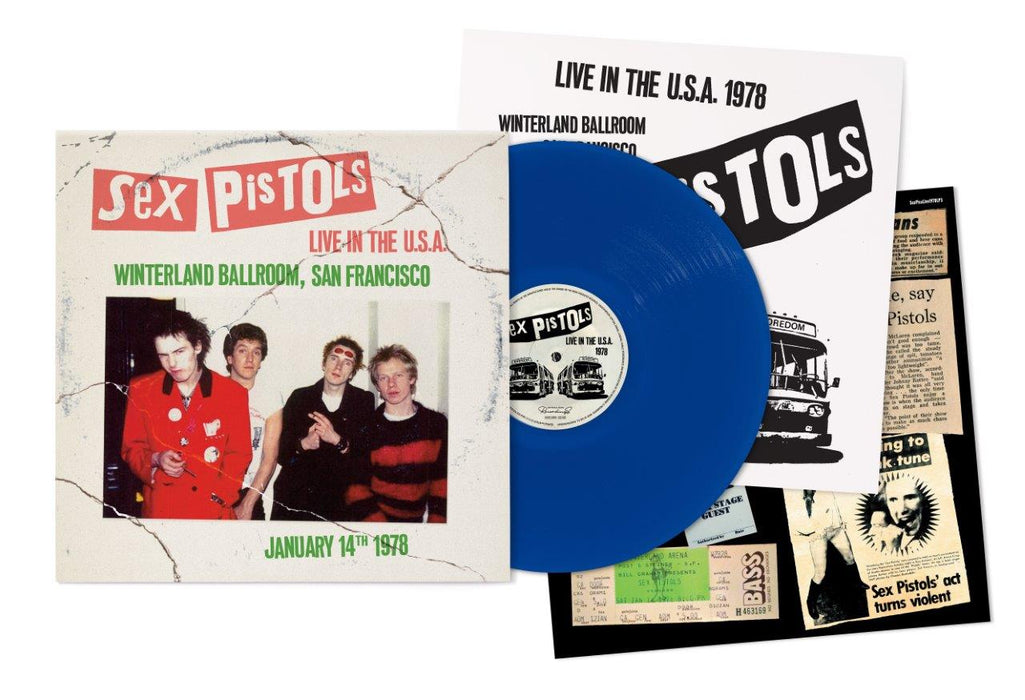 Sex Pistols Live In The U.S.A 1978 San Francisco Vinyl LP Blue Colour 2025