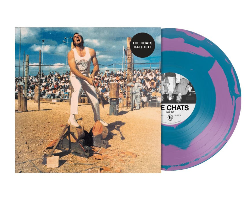 The Chats Half Cut Vinyl LP Blue/Clear/Teal/Pink Colour