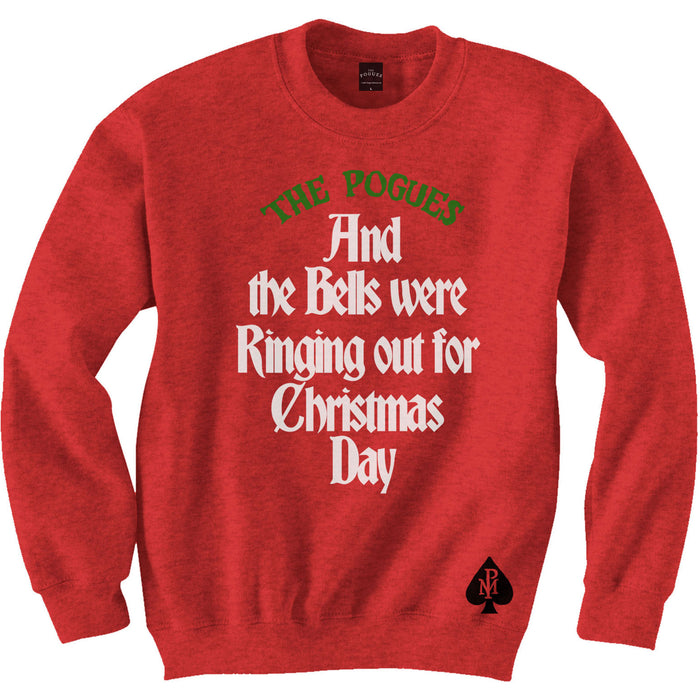 The Pogues Bells Were Ringing Out Red X-Large Sweatshirt