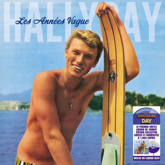 Johnny Hallyday Les Années Vague Vinyl LP Liquid-Filled Blue Colour RSD 2025