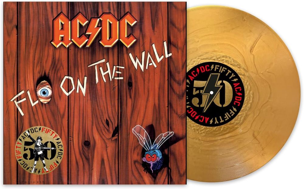 AC/DC Fly On The Wall Vinyl LP Gold Colour 2024