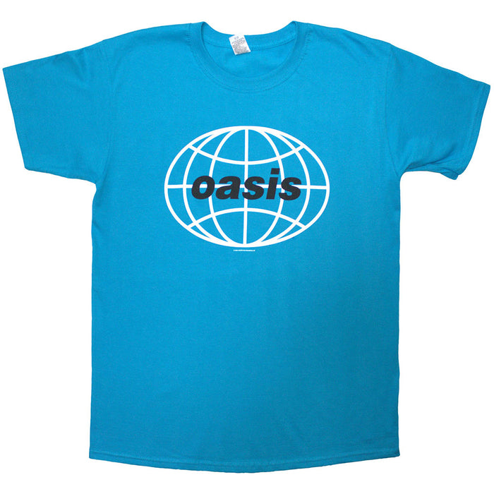 Oasis 1998 World Tour South America Blue Large T-Shirt