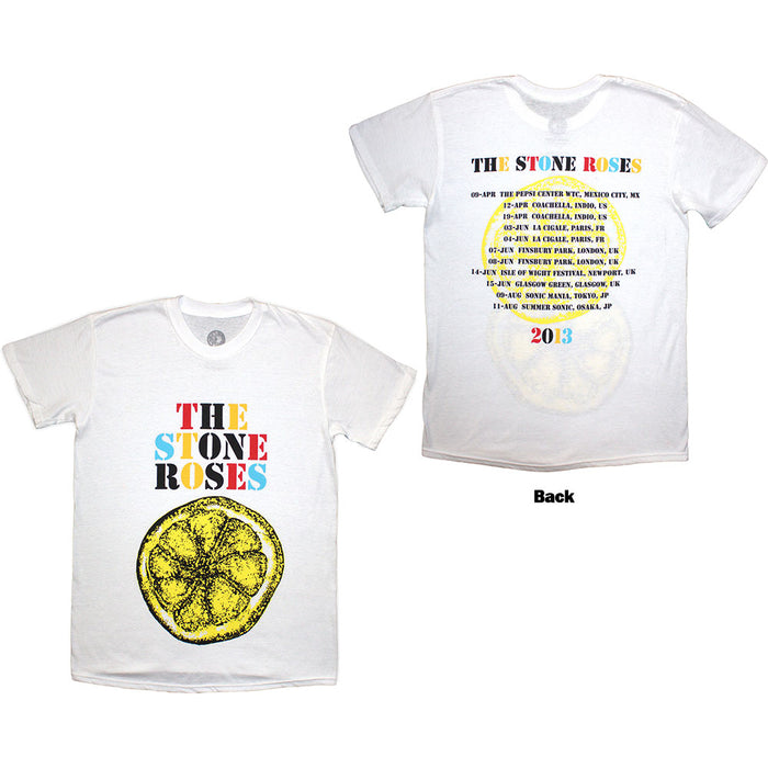 The Stone Roses Tour 2013 White Small T-Shirt