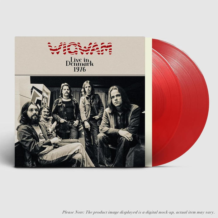 Wigwam Live in Denmark 1976 Vinyl LP Transparent Red Colour 2026