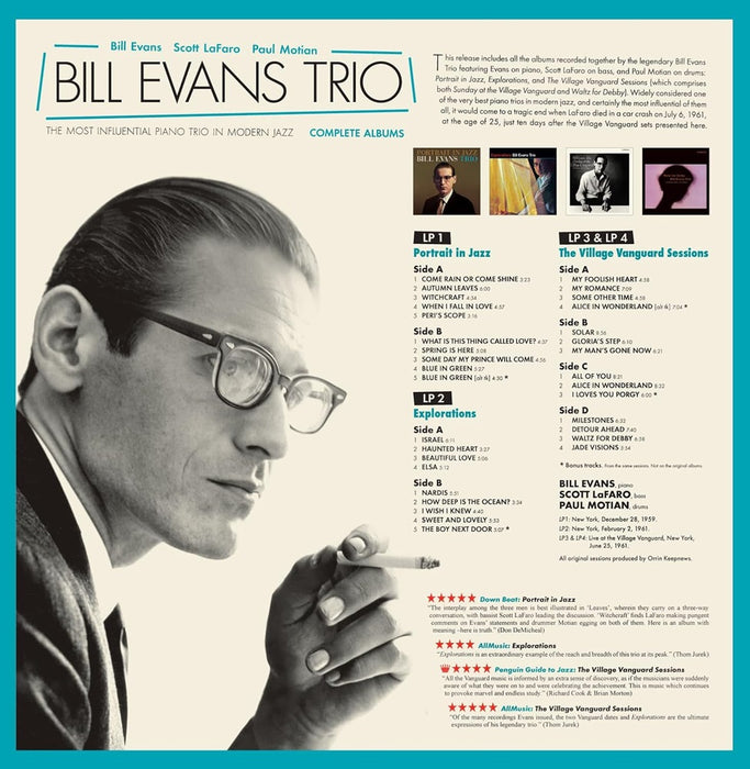 Bill Evans Trio The Most Influential Piano Trio In Modern Jazz Vinyl LP 2024