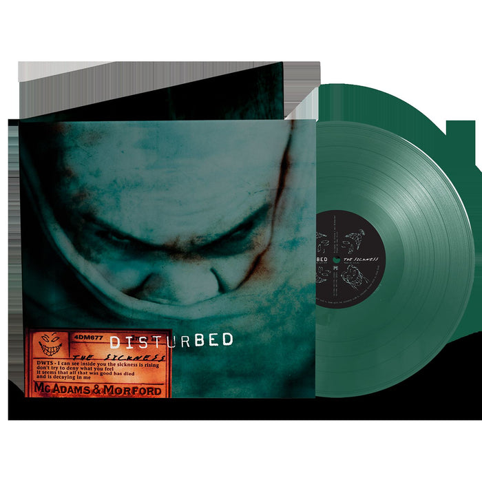 Disturbed The Sickness 25th Anniversary Edition Vinyl LP Green Colour 2025