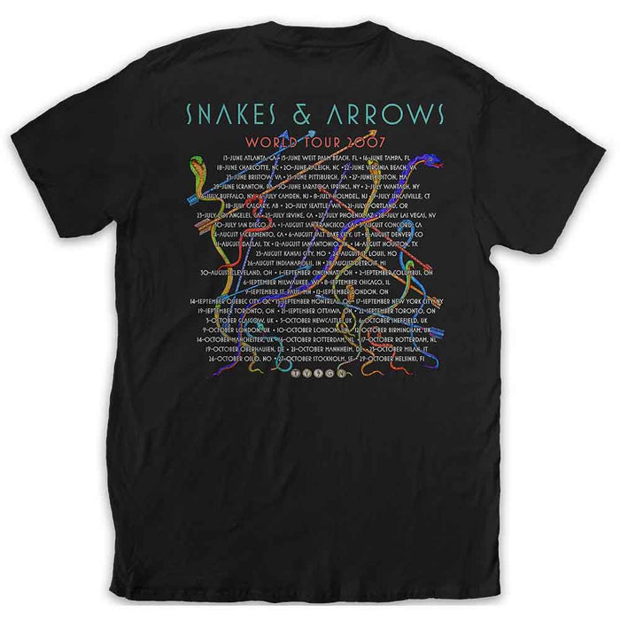 Rush Snakes & Arrows Tour Black XX-Large T-Shirt
