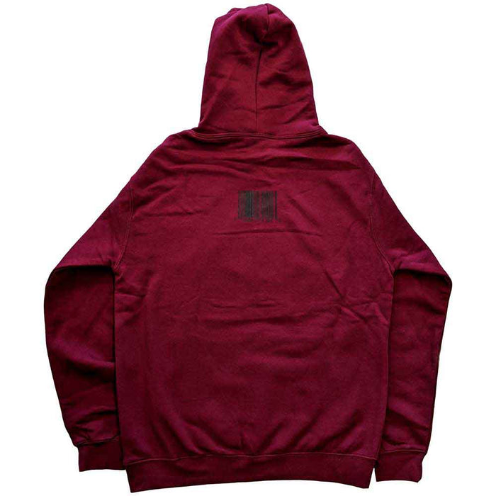 Slipknot Barcode Photo Maroon Large Hoodie