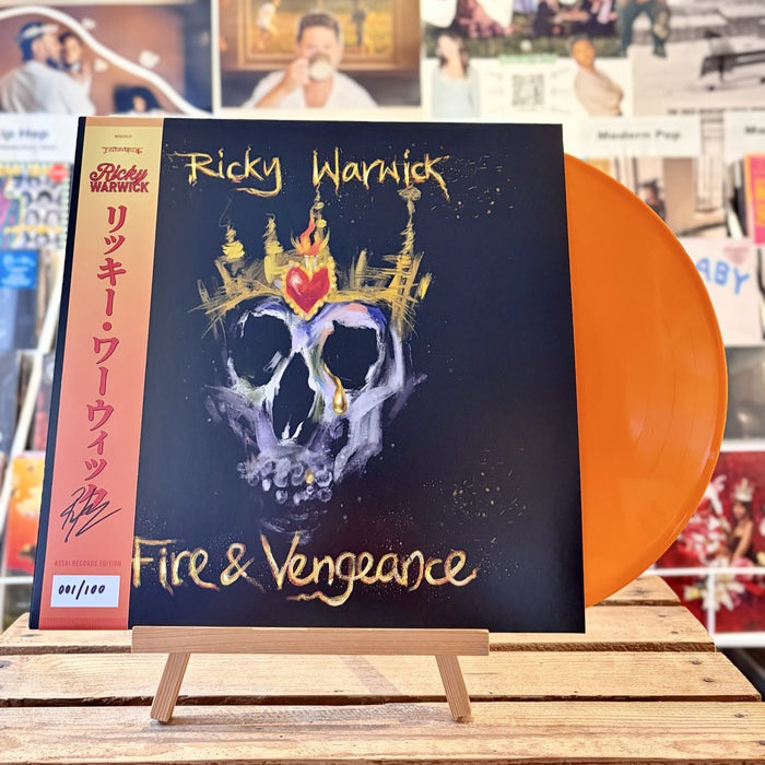 Ricky Warwick Fire & Vengeance Vinyl LP Signed Assai Obi Edition Orange Colour 2026