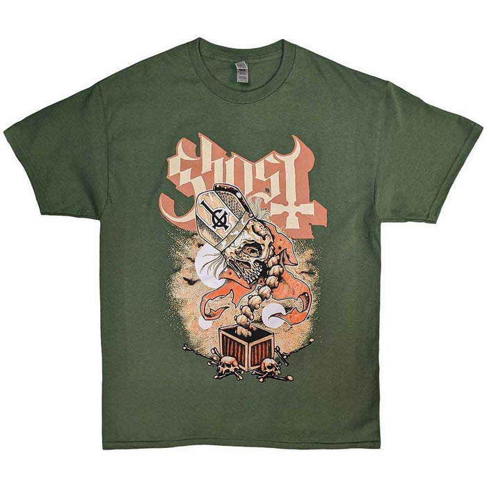 Ghost Jack In The Box Green Medium Unisex T-Shirt