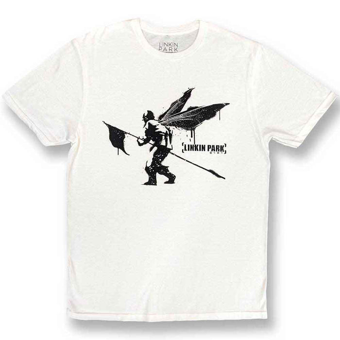 Linkin Park Street Soldier White Large T-Shirt