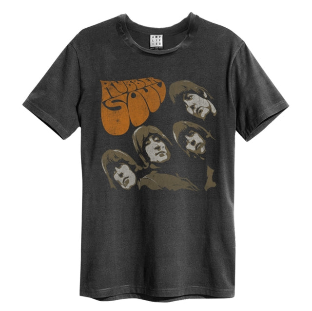 The Beatles Rubber Soul Amplified Charcoal XX-Large T-Shirt