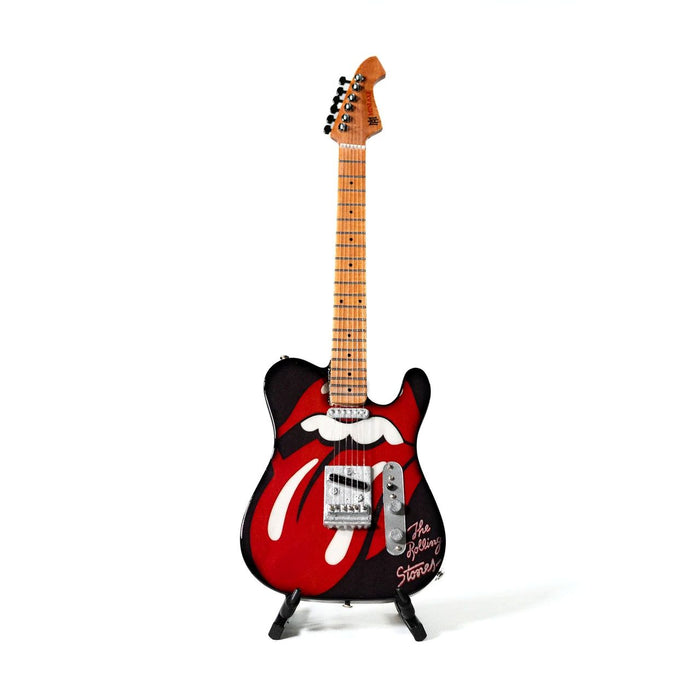 Rolling Stones Tongue & Lips Mini Guitar Replica