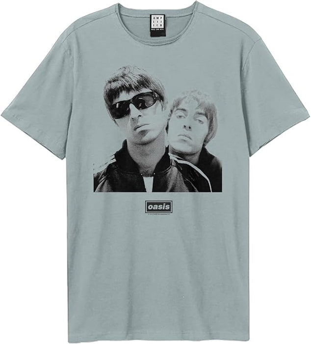 Oasis Noel & Liam Vintage Blue X-Large T-Shirt