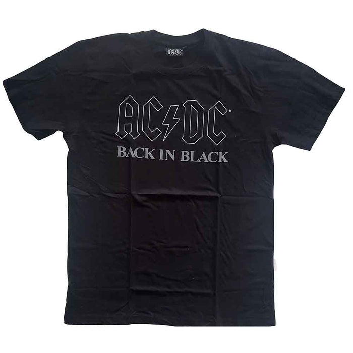 AC/DC Back In Black Black Medium T-Shirt