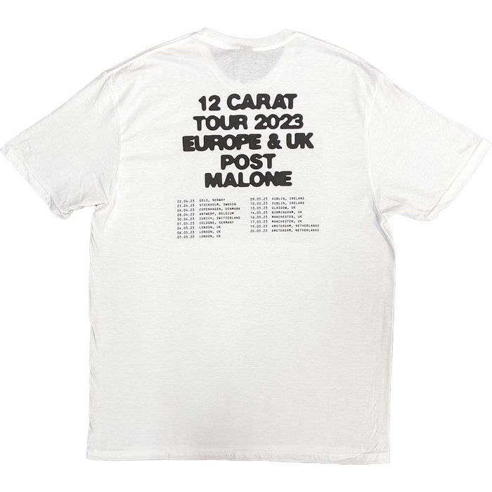 Post Malone Inflatable Butterfly 2023 Tour White X-Large T-Shirt