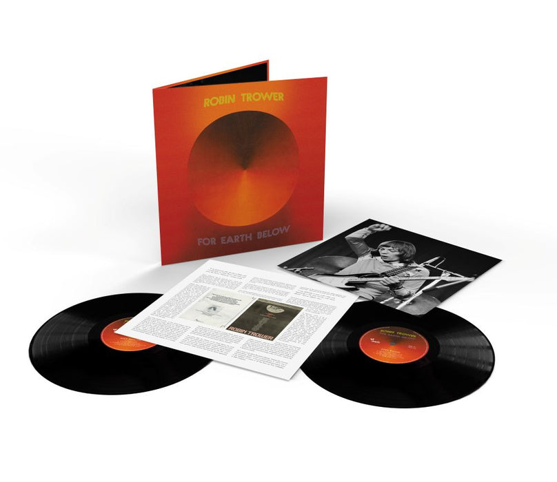 Robin Trower FOR EARTH BELOW Vinyl LP 50th Anniversary 2025