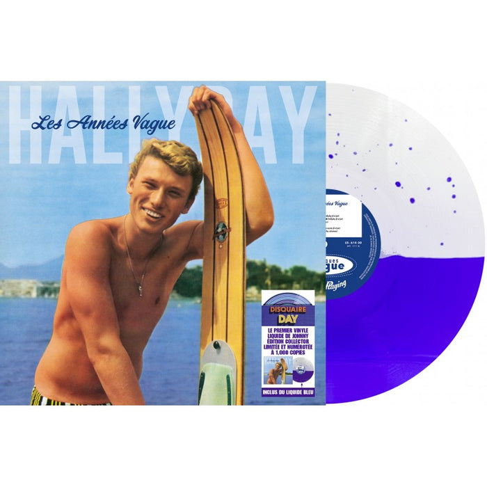 Johnny Hallyday Les Années Vague Vinyl LP Liquid-Filled Blue Colour RSD 2025