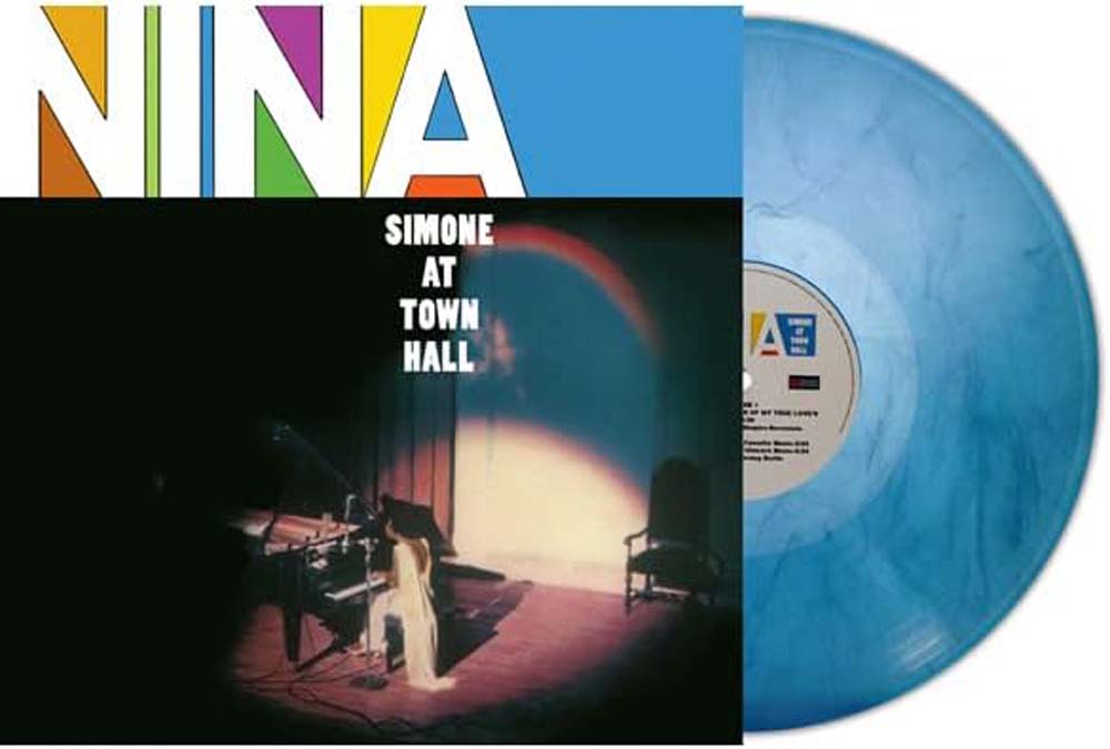 Nina Simone Nina Simone At Town Hall Vinyl LP Blue Marble Colour 2022