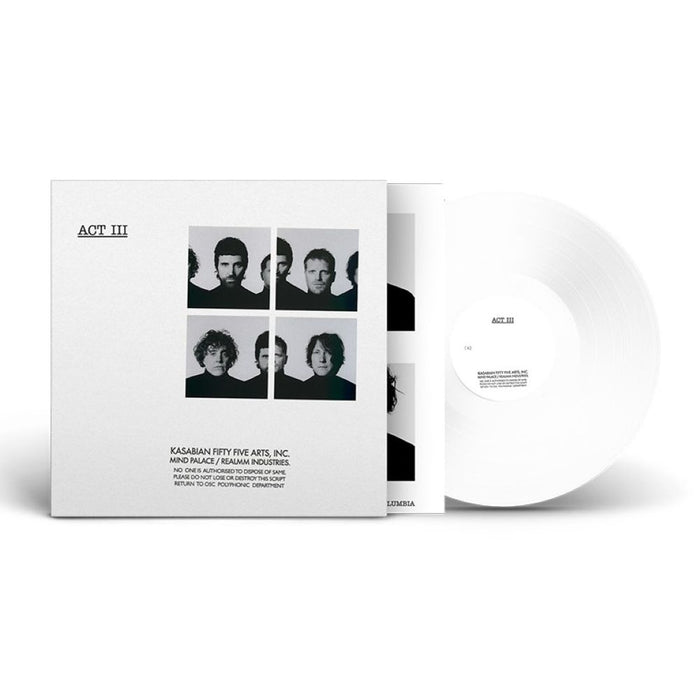 Kasabian ACT III Vinyl LP White Colour