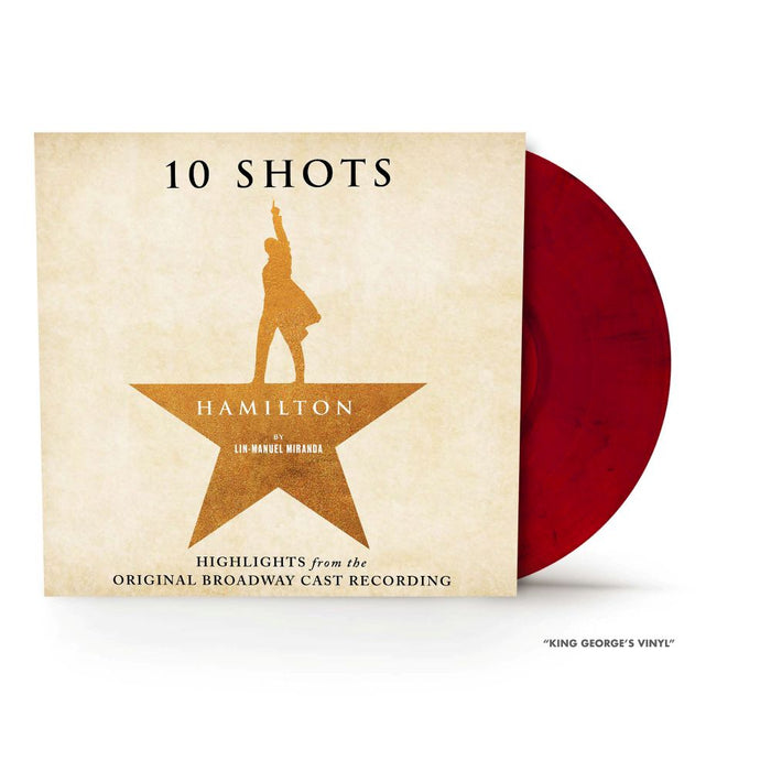 Hamilton 10 Shots: Highlights from the Original Broadway Cast Recording Vinyl LP King George's Colour 2025